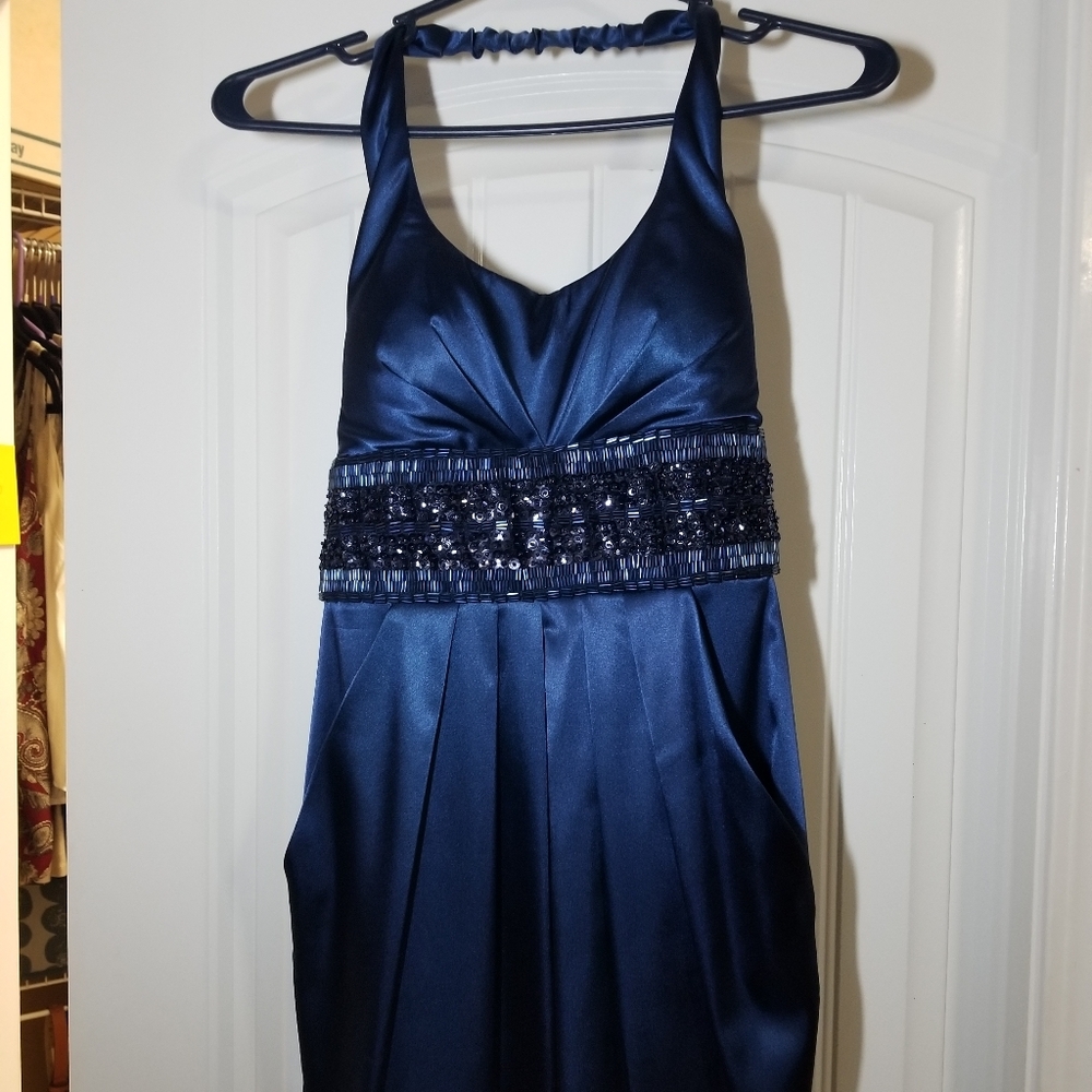 Halter top cocktail dress